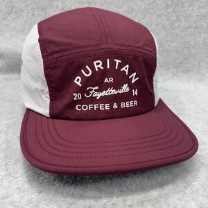 Puritan Coffee & Beer Unisex Maroon Richardson Outdoor 5 Panel Hat OSFM
